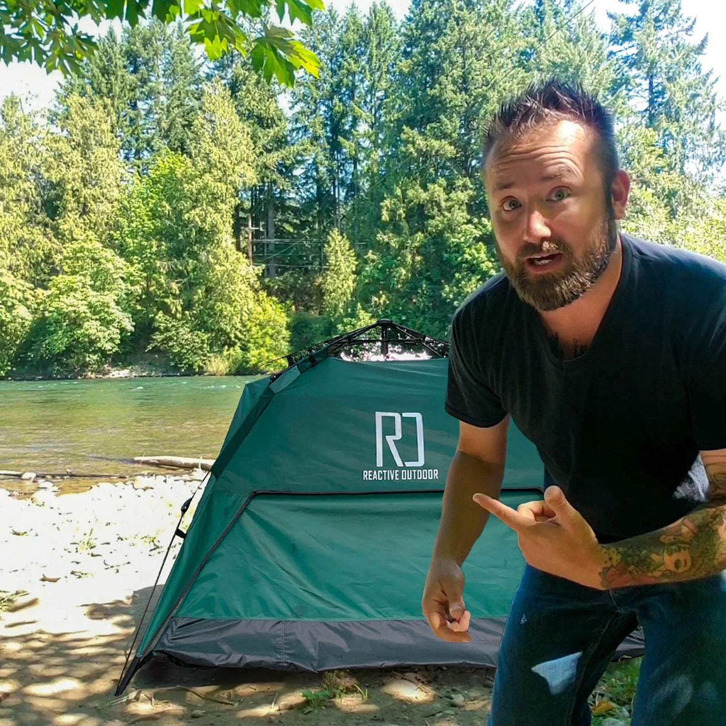 Tente de Camping Rapide et Montage Seul