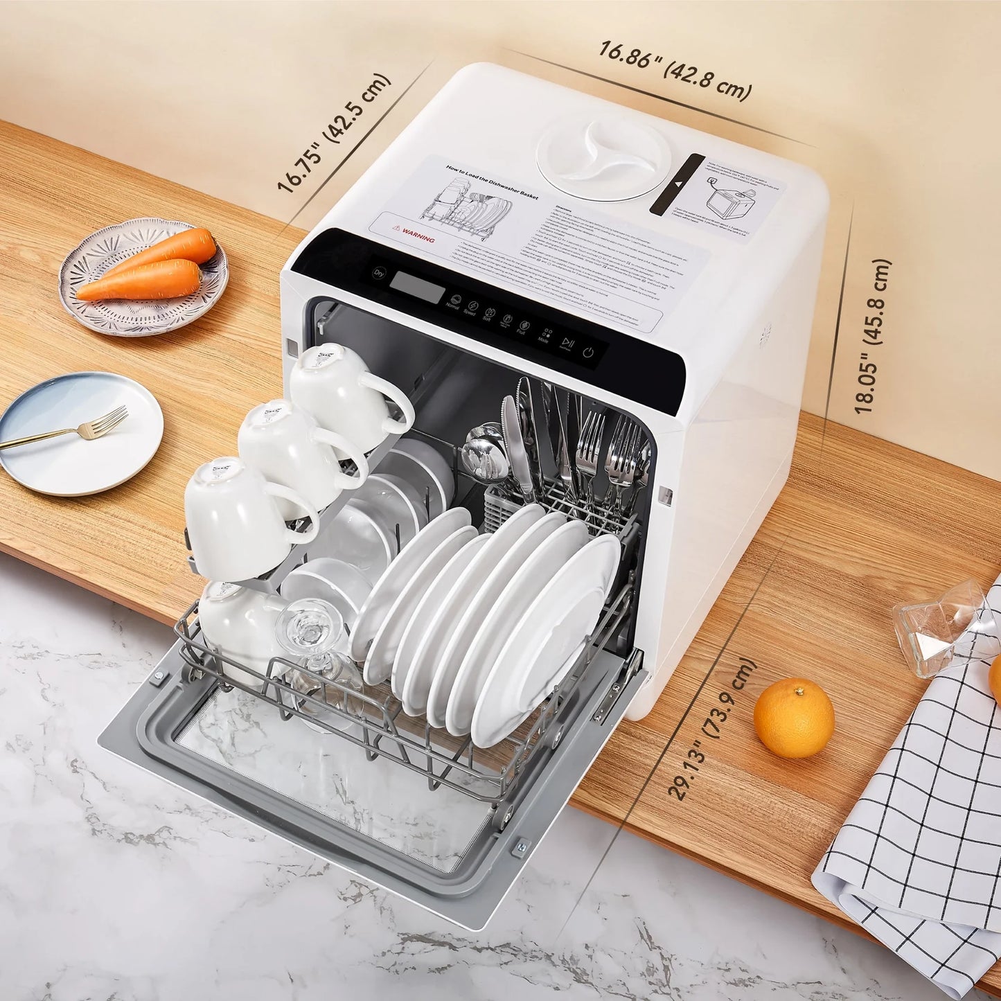 Mini lave-vaisselle de comptoir portable