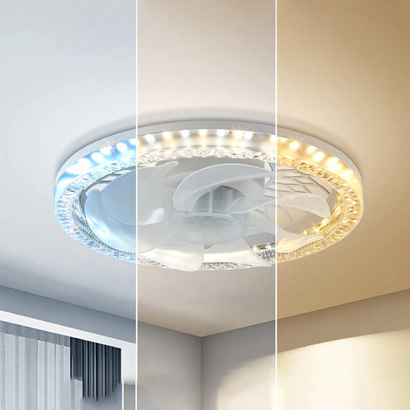 Lampe Ventilateur Silencieuse avec Télécommande Ajustable