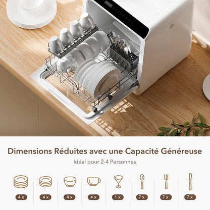 Mini lave-vaisselle de comptoir portable