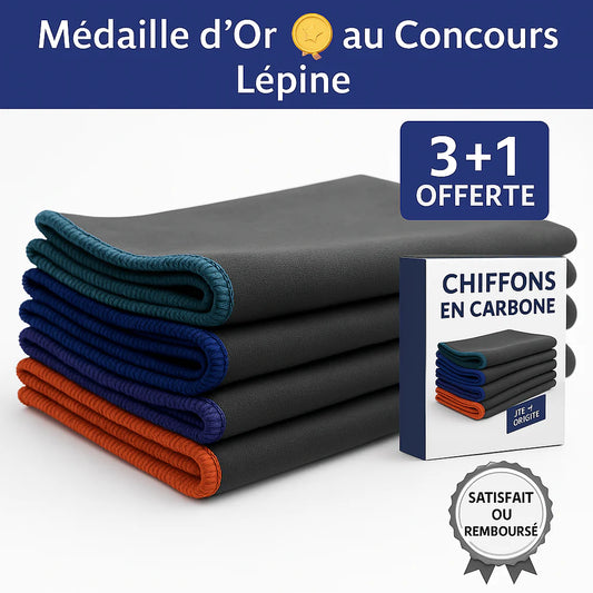 Top Clean Chiffon Fibre de Carbone